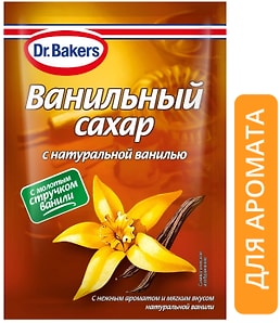 Изображение товара Сахар Dr.Bakers Ванильный с натуральной ванилью 15г