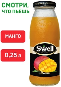 Изображение товара Нектар Swell из манго с мякотью 250мл
