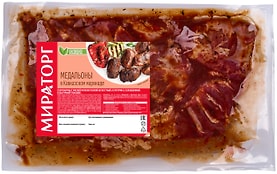 Изображение товара Медальоны Мираторг в Кавказском маринаде свиные 1кг