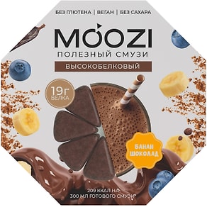 Изображение товара Смузи Moozi Высокобелковый 150г