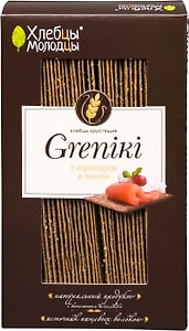 Изображение товара Хлебцы Молодцы Greniki Кориандр и Тмин 150г
