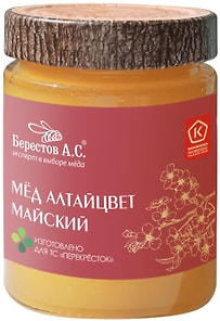 Изображение товара Мед Берестов А.С. Алтайцвет Майский 350г