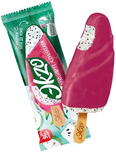 Изображение товара Мороженое Ekzo Молочное Драгонфрут-гуанабана 70г