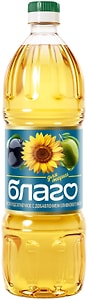 Изображение товара Масло растительное Благо подсолнечное с добавлением оливкового 1л