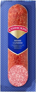 Изображение товара Колбаса Клинский Мини салями сырокопченая 300г