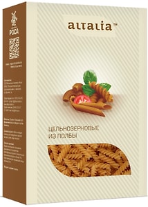 Изображение товара Макароны Altalia цельнозерновые из полбы Спираль 400г