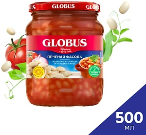 Изображение товара Фасоль печеная Globus 540г