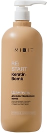Изображение товара Шампунь для волос MiXiT RE Start Keratin bomb для интенсивного восстановления 1л