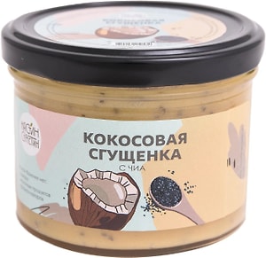 Изображение товара Десерт Настин Сластин Кокосовая сгущенка с чиа 100г