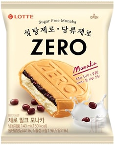 Изображение товара Мороженое Lotte Сэндвич-Вафля Zero 7% 77г