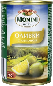 Изображение товара Оливки Monini с лимоном 300г