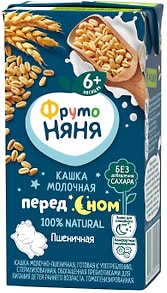 Изображение товара Каша ФрутоНяня Молочно-пшеничная с 6 месяцев 200мл