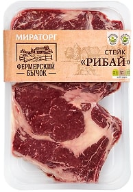 Изображение товара Стейк говяжий Мираторг Рибай 500г