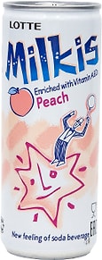 Изображение товара Напиток Lotte Milkis Персик газирванный 250мл