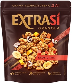 Изображение товара Гранола Extrasi хрустящая Exotic Mix 300г