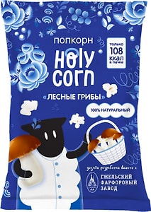 Изображение товара Кукуруза воздушная Holy Corn Попкорн Лесные грибы 30г