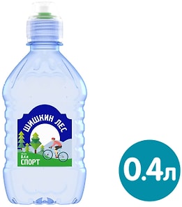 Изображение товара Вода Шишкин Лес Спорт негазированная 400мл