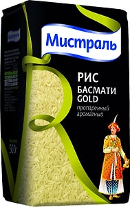 Изображение товара Рис Мистраль Басмати Gold 500г