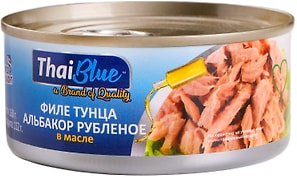 Изображение товара Тунец Thai Blue Альбакор филе рубленое в масле 160г