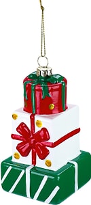 Изображение товара Украшение елочное Miland Подарок мечты 6.1*6.1*10.7см