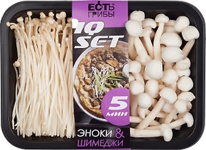 Изображение товара Грибной микс Эноки и Шимеджи 150г