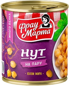 Изображение товара Нут Фрау Марта на пару 310г
