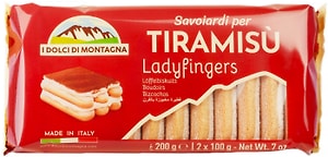 Изображение товара Печенье I Dolci di Montagna сахарное Савоярди для тирамису 200г