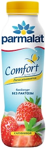 Изображение товара Биойогурт Parmalat Comfort с клубникой 1.5% 290г