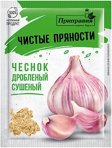 Изображение товара Чеснок Приправия дробленый сушеный 15г