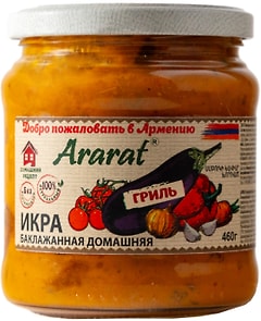 Изображение товара Икра баклажанная Ararat домашняя гриль 460г