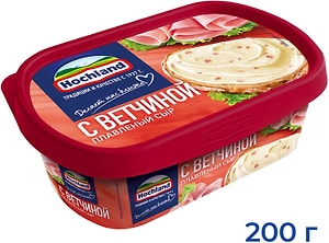 Изображение товара Сыр плавленый Hochland с ветчиной 55% 200г