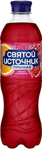 Изображение товара Лимонад Святой Источник Гранат-Апельсин 500мл