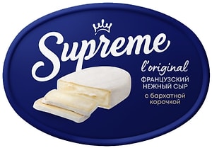 Изображение товара Сыр Supreme мягкий с белой плесенью 60% 125г