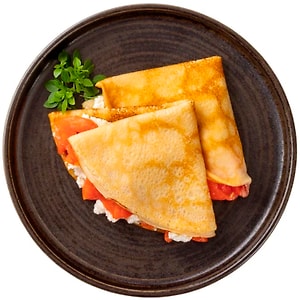 Изображение товара Блинчики с лососем и творожным сыром Шеф Перекресток 160г