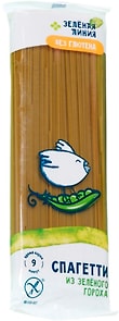 Изображение товара Спагетти Зеленая Линия из зеленого гороха без глютена 300г