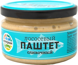 Изображение товара Паштет Меридиан лососевый сливочный 200г