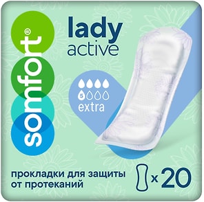 Изображение товара Прокладки Somfort Lady Active Extra 20шт