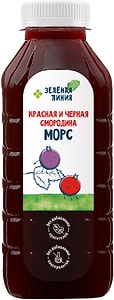 Изображение товара Морс Зеленая Линия из красной и черной смородины 500мл