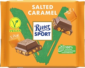 Изображение товара Шоколад Ritter Sport Темный Соленая карамель 100г