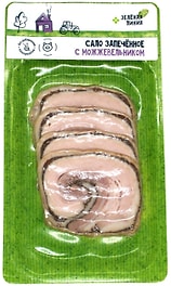 Изображение товара Сало Зеленая Линия Запеченное с можжевельником из свиного шпика 100г