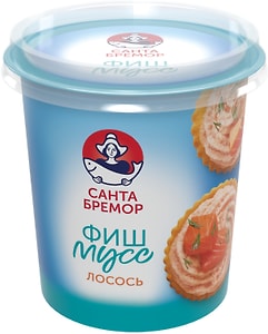 Изображение товара Паста Санта Бремор Фиш мусс Лосось и Творожный сыр 140г