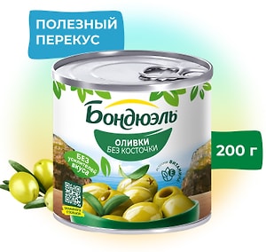 Изображение товара Оливки Bonduelle без косточки 200г