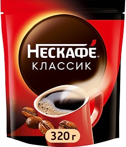 Изображение товара Кофе растворимый Нескафе Классик 320г