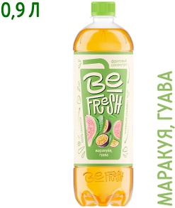 Изображение товара Напиток витаминизированный BeFresh Маракуйя-Гуава с соком негазированный 900мл