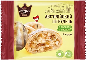 Изображение товара Штрудель Штрудель и Ко Австрийский с яблоком и корицей 280г