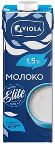Изображение товара Молоко Viola питьевое 1.5% 1л