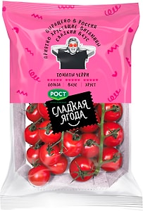 Изображение товара Помидоры Черри Сладкая ягода красные круглые 400г