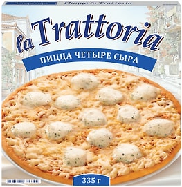 Изображение товара Пицца La Trattoria 4 сыра 335г