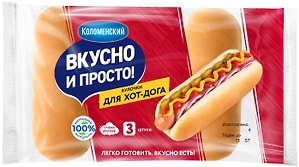 Изображение товара Булочки для хот-дога Вкусно и просто 180г