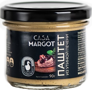 Изображение товара Паштет Casa Margot из утиной печени 90г